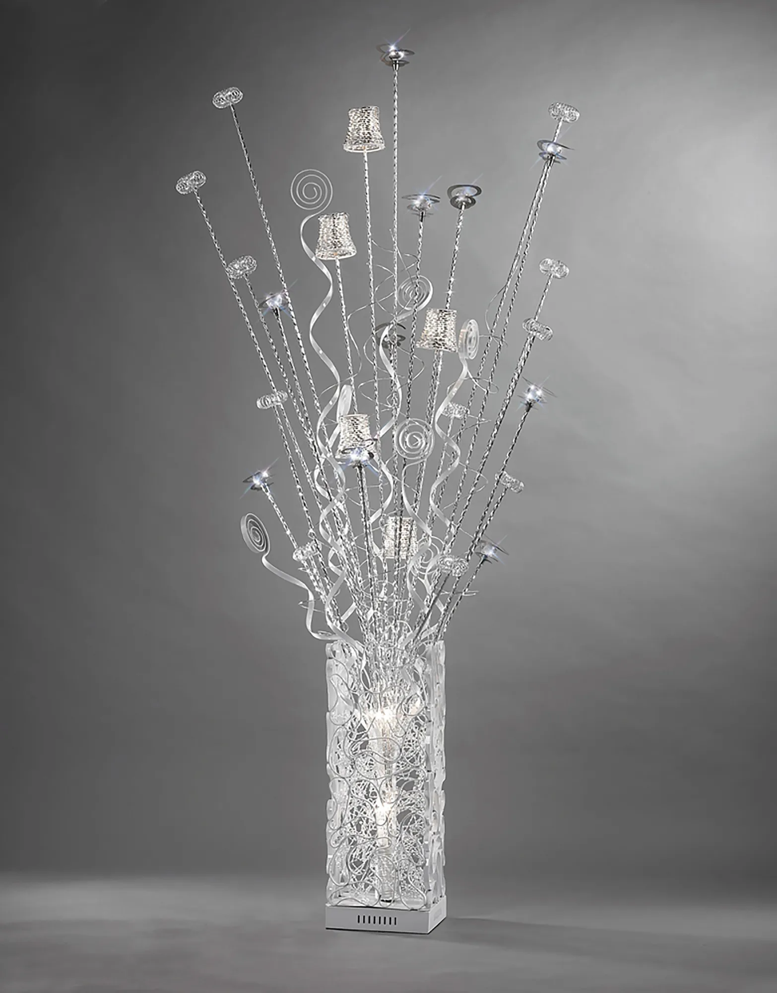 Koil Crystal Floor Lamp 7 Light